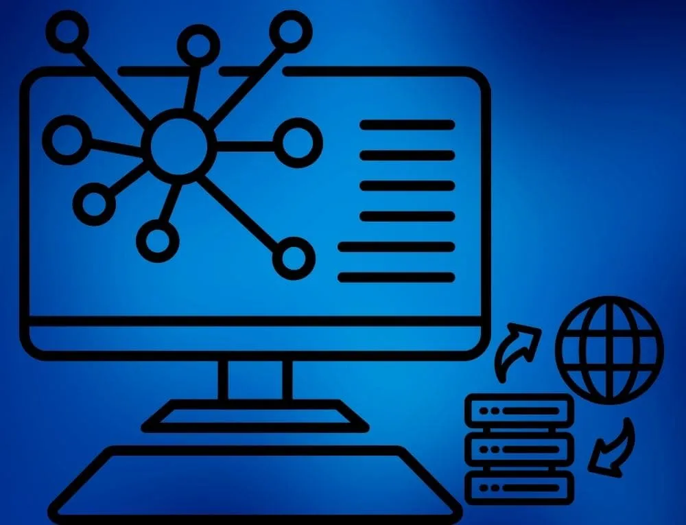 رسمة لاب توب وكرة أرضية