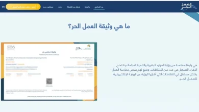 إصدار وثيقة العمل الحر الأسر المنتجة