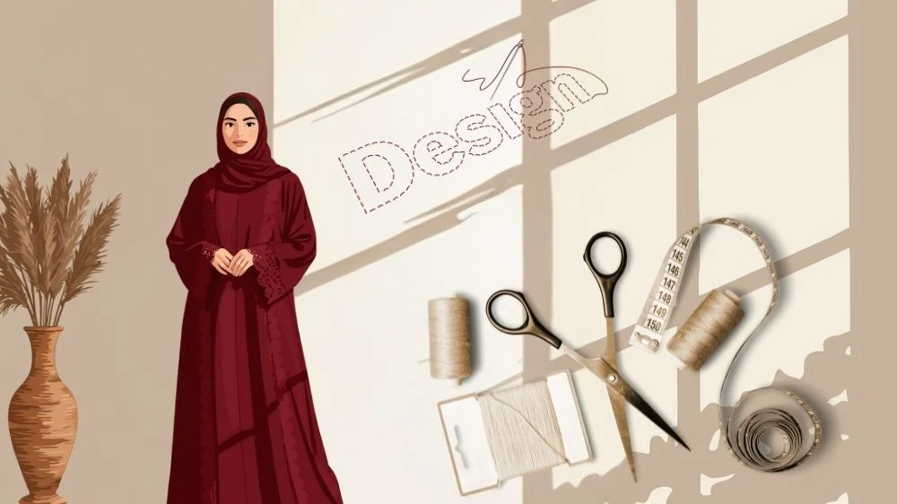 الخياطة وتصميم العبايات النسائية الخياطة وتصميم العبايات النسائية