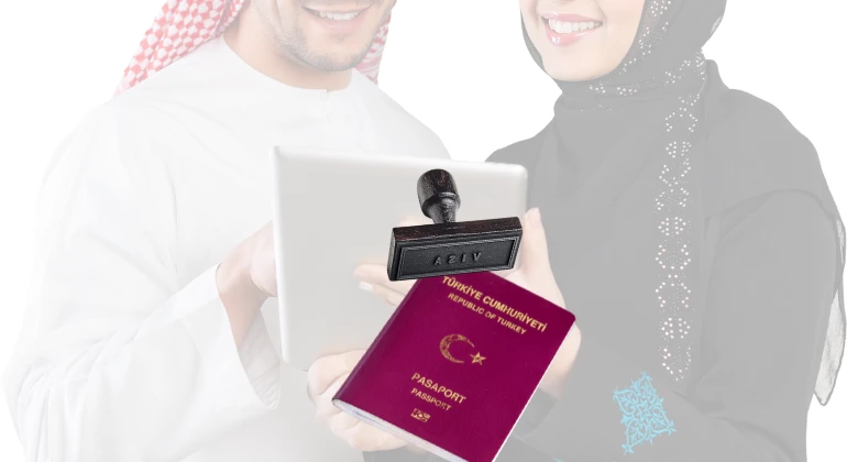 أوراق فيزا تركيا لزوجة مواطن سعودي
