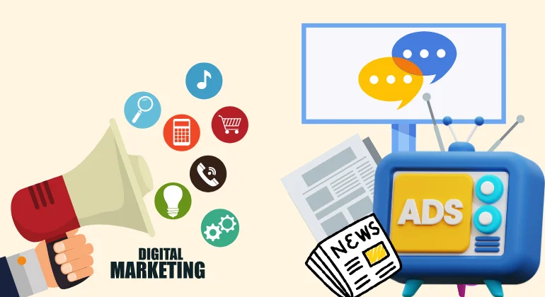 الفرق بين التسويق الإلكتروني والتقليدي