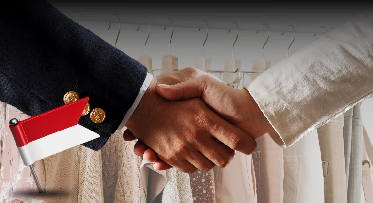 تجارة الملابس من أندونيسيا