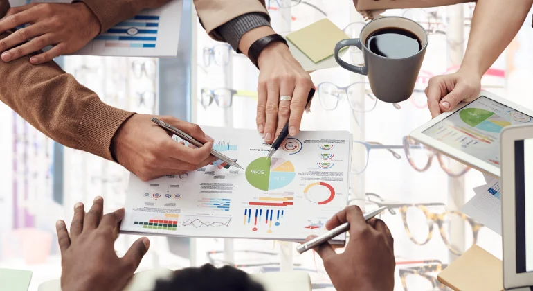 دراسة جدوى لمشروع محل بصريات