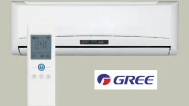 شرح علامات ريموت المكيف gree