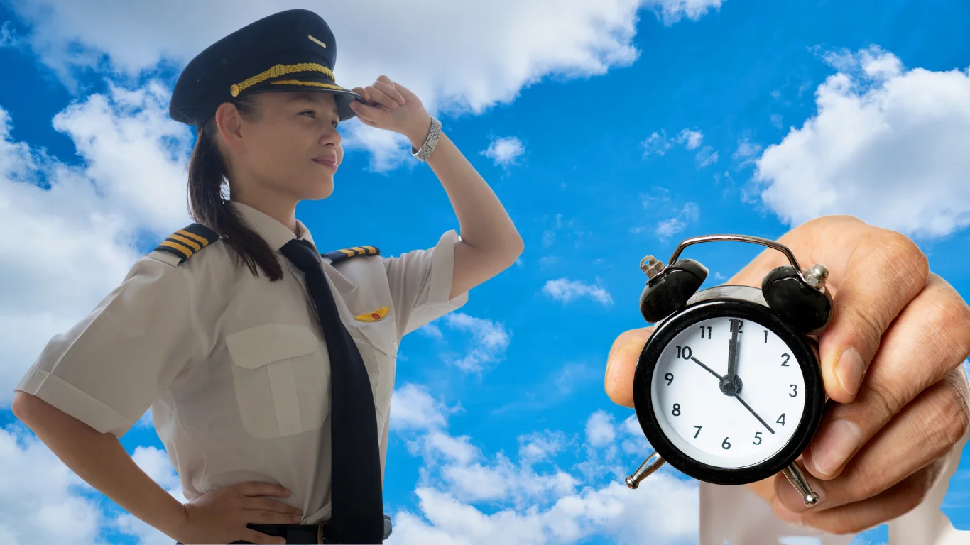 مدة دراسة الطيران