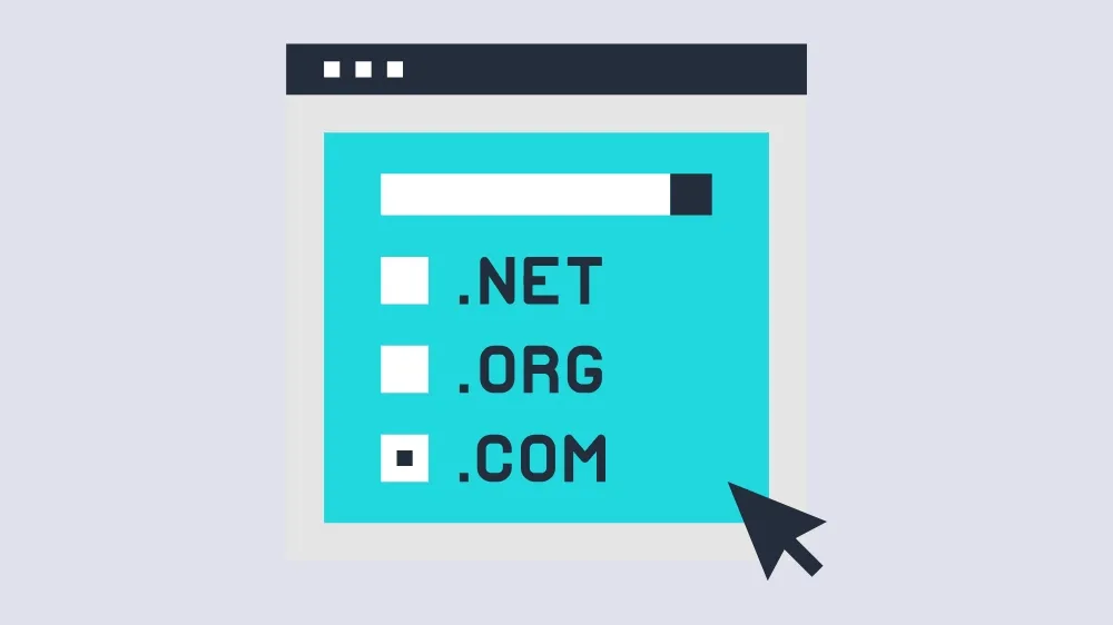 اختيار النطاق والاستضافة