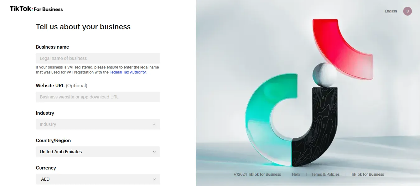 إضافة معلومات الحساب