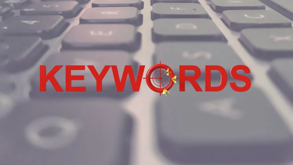 تحديد الكلمة الرئيسية لإعلان جوجل