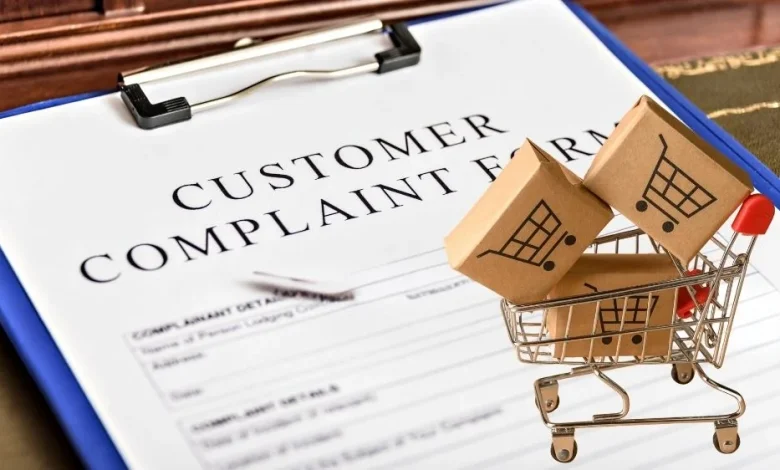 شكوى على متجر الكتروني
