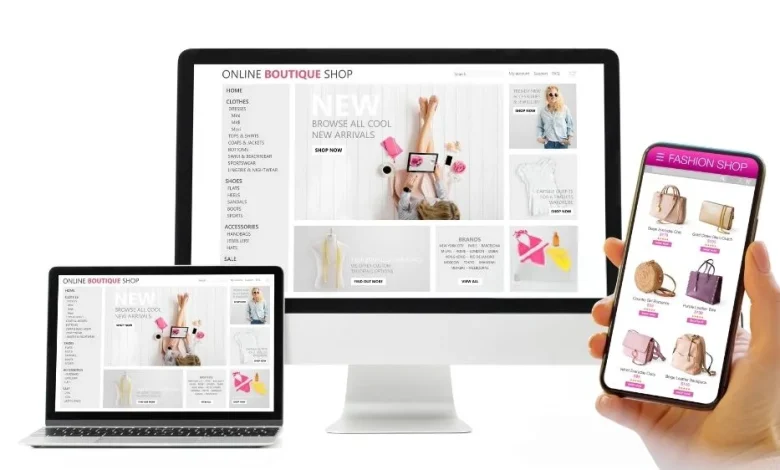 تصميم متجر الكتروني