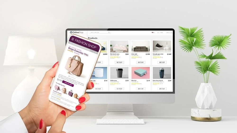 تصميم واجهة المتجر